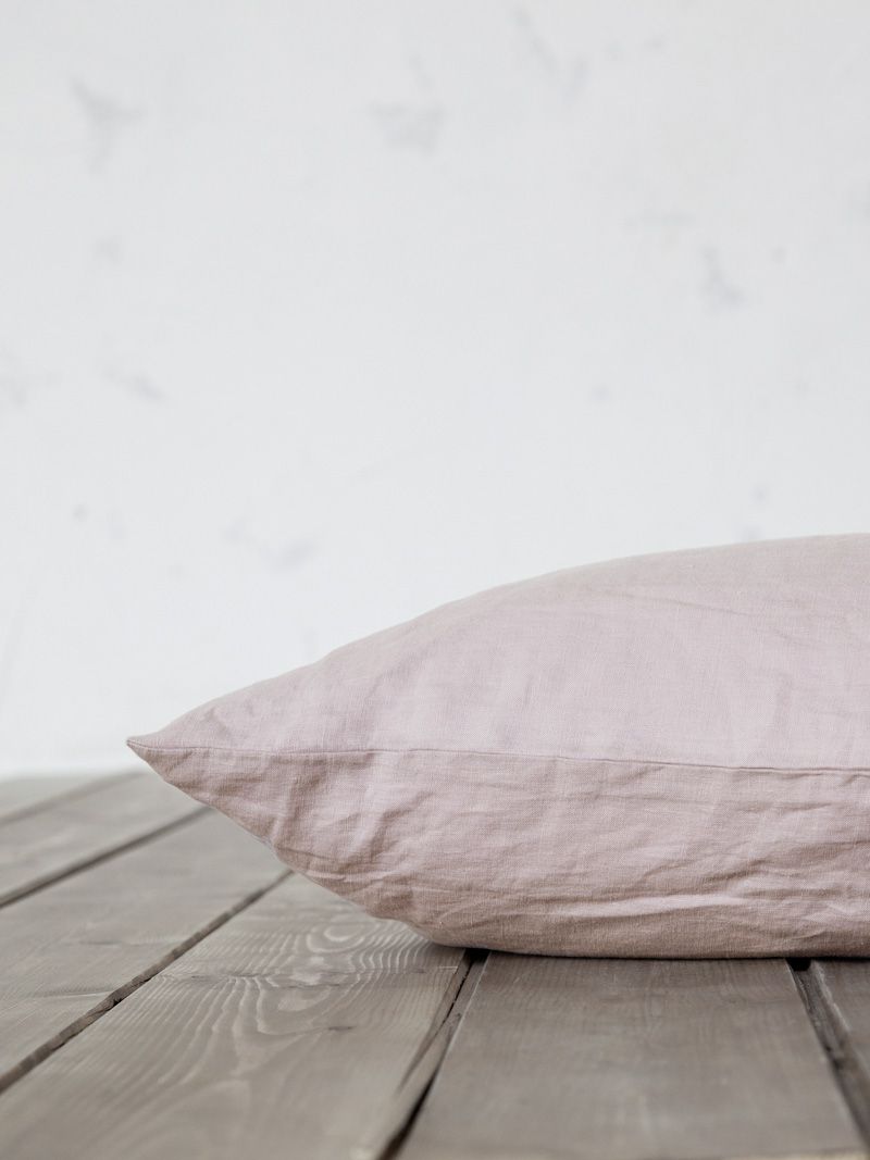Nima Home Μαξιλαροθήκες Linen – Dusty Pink Ροζ