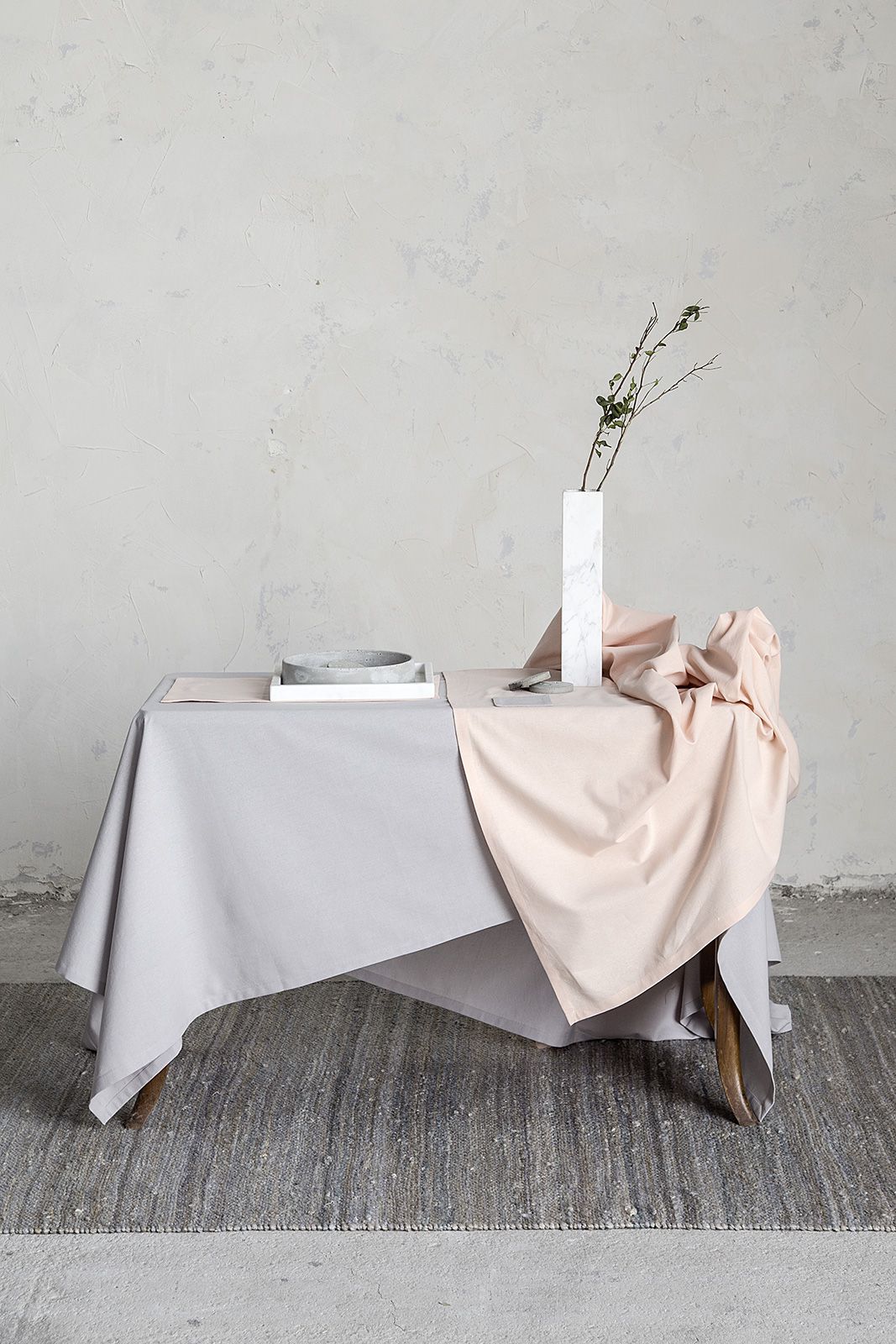 Nima Home Τραπεζομάντηλο 150×150 – Saha Gray Γκρι