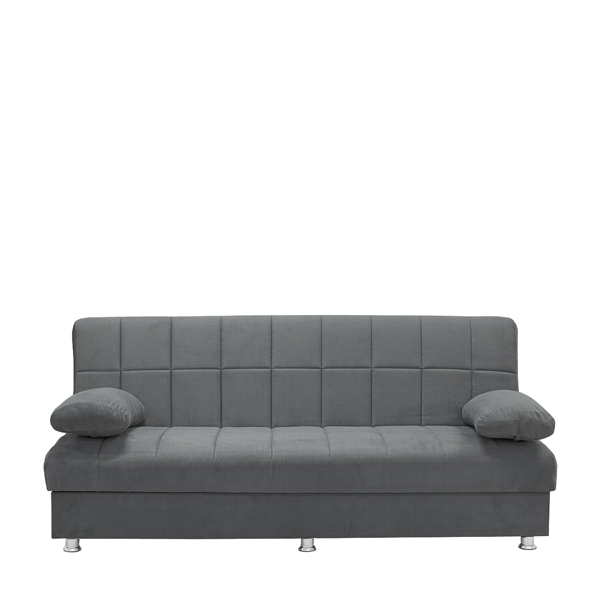 Artelibre Καναπές Κρεβάτι Τριθέσιος LAURA II Γκρι 190x75x80cm