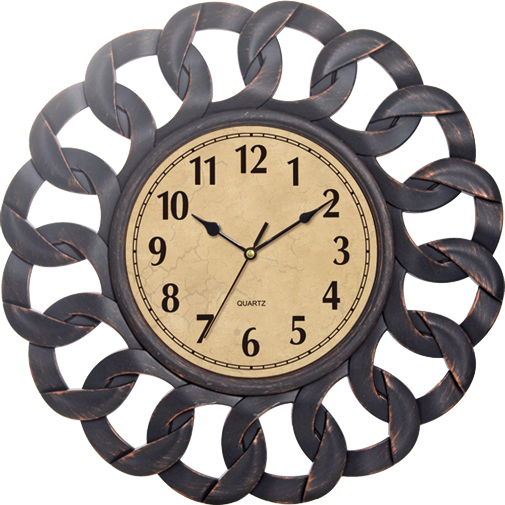 Artelibre Ρολόι Τοίχου ArteLibre Μαύρο Πλαστικό Φ40.6cm
