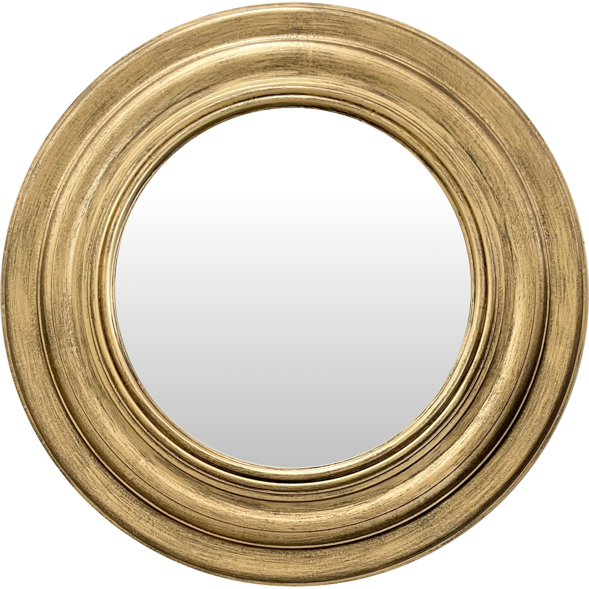 Artelibre Καθρέπτης Τοίχου ArteLibre Χρυσό Πλαστικό Φ76.2x5.5cm