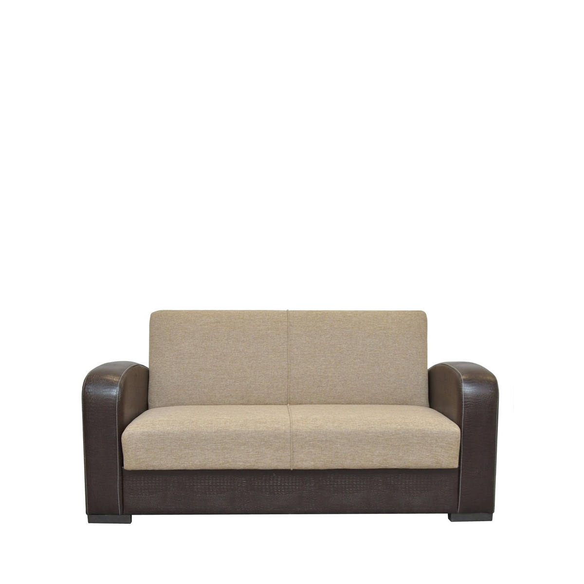Artelibre Καναπές Κρεβάτι Διθέσιος MARTINI Καφέ PU 154x87x90cm
