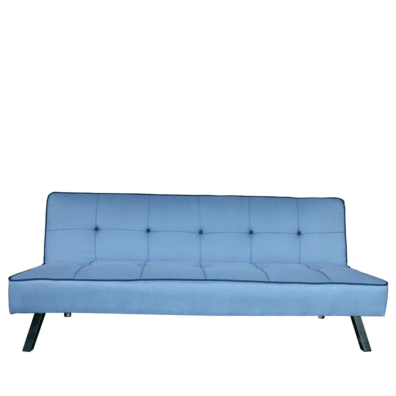 Artelibre Καναπές Κρεβάτι Τριθέσιος AGRASSO Μπλε 175x83x74cm