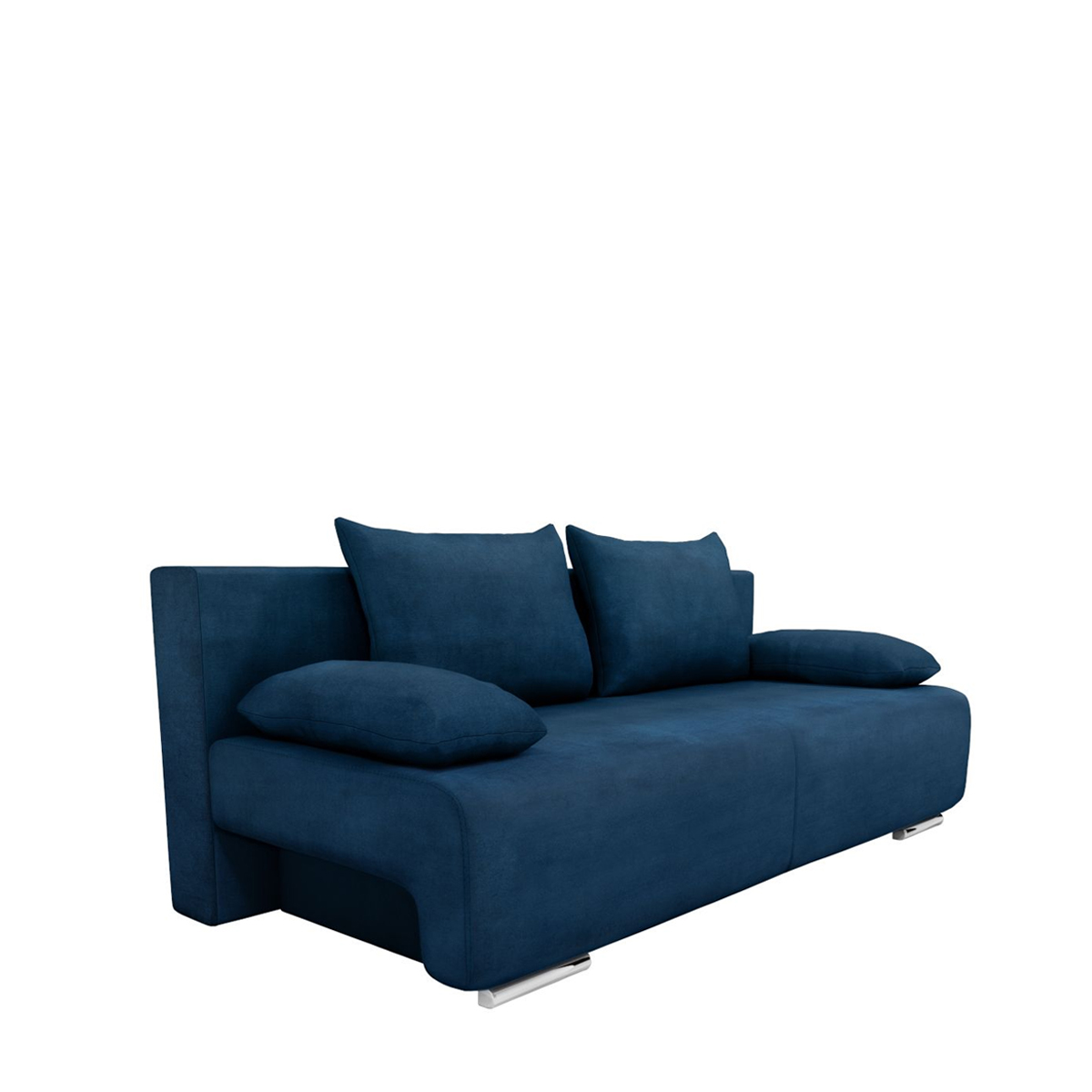 Artelibre Καναπές Κρεβάτι Τριθέσιος ArteLibre GEORGIA Μπλε 194x93x72cm