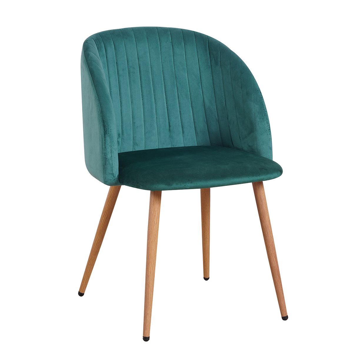 Artelibre Καρέκλα ArteLibre KINGFISHER Πράσινο Ύφασμα/Μέταλλο 54x55x83cm