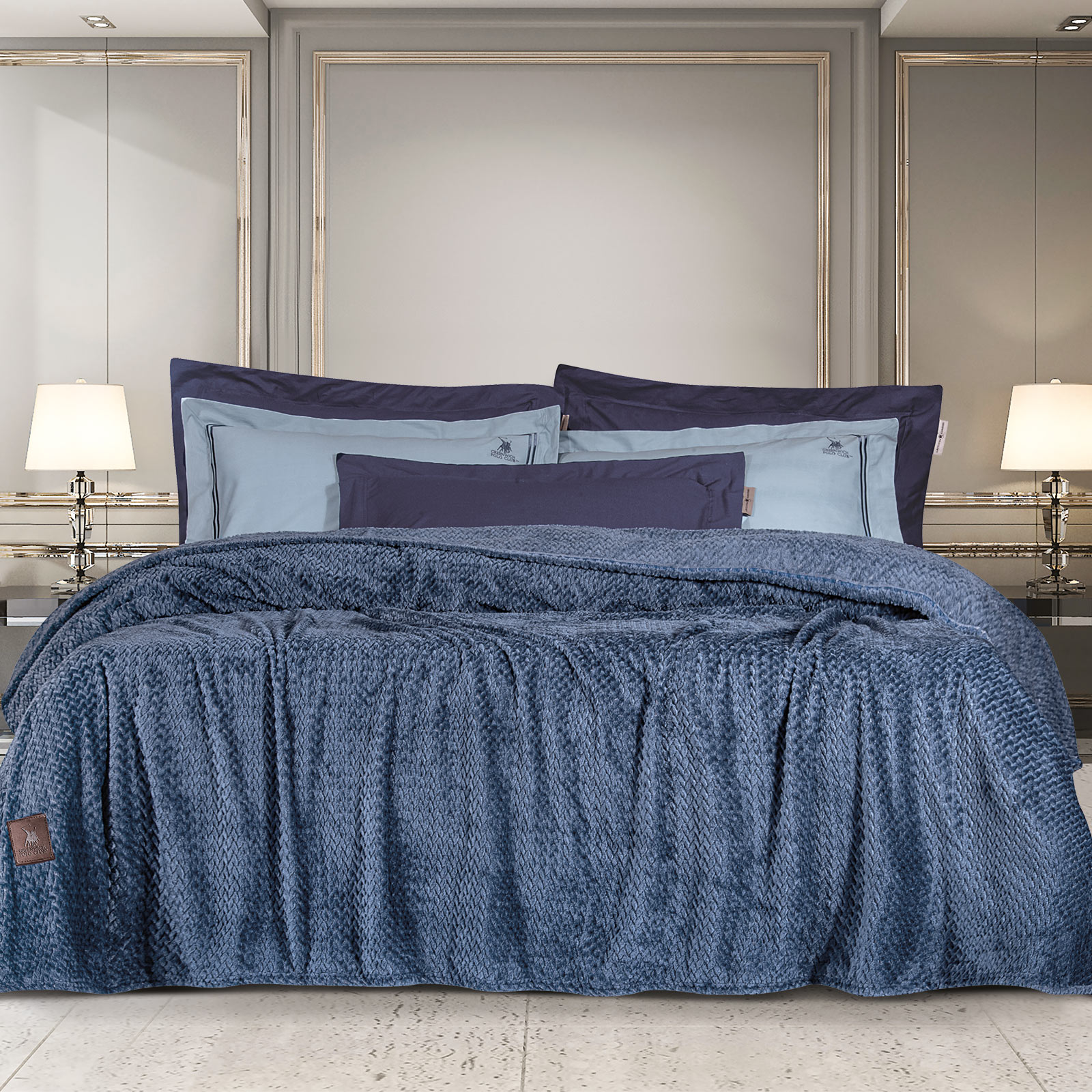 Greenwich Polo Club Κουβερτα Fleece 160X220 2498 Μπλε