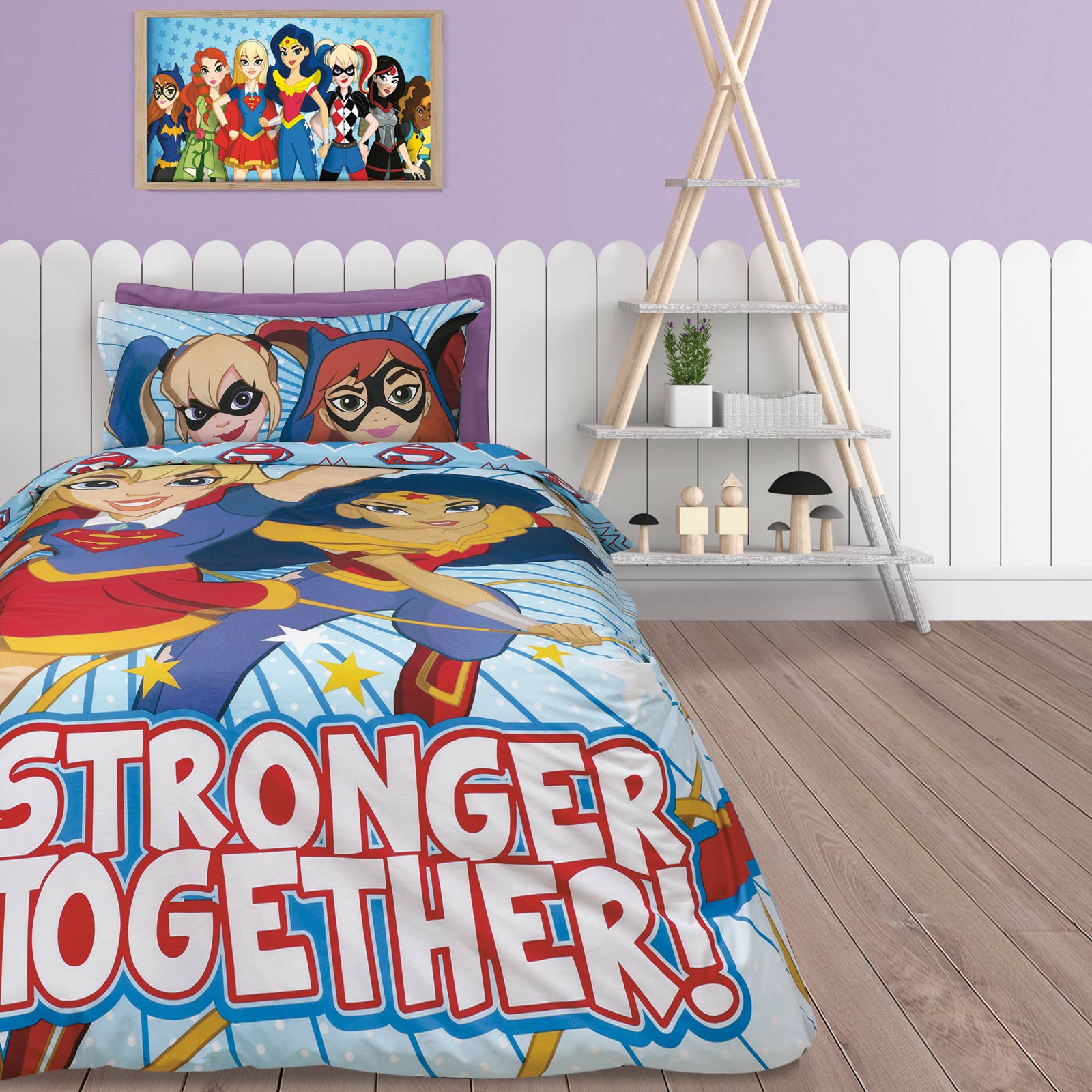 5005 Σετ Θηκη Μονη Super Hero Girls Cartoon Kids 160×240