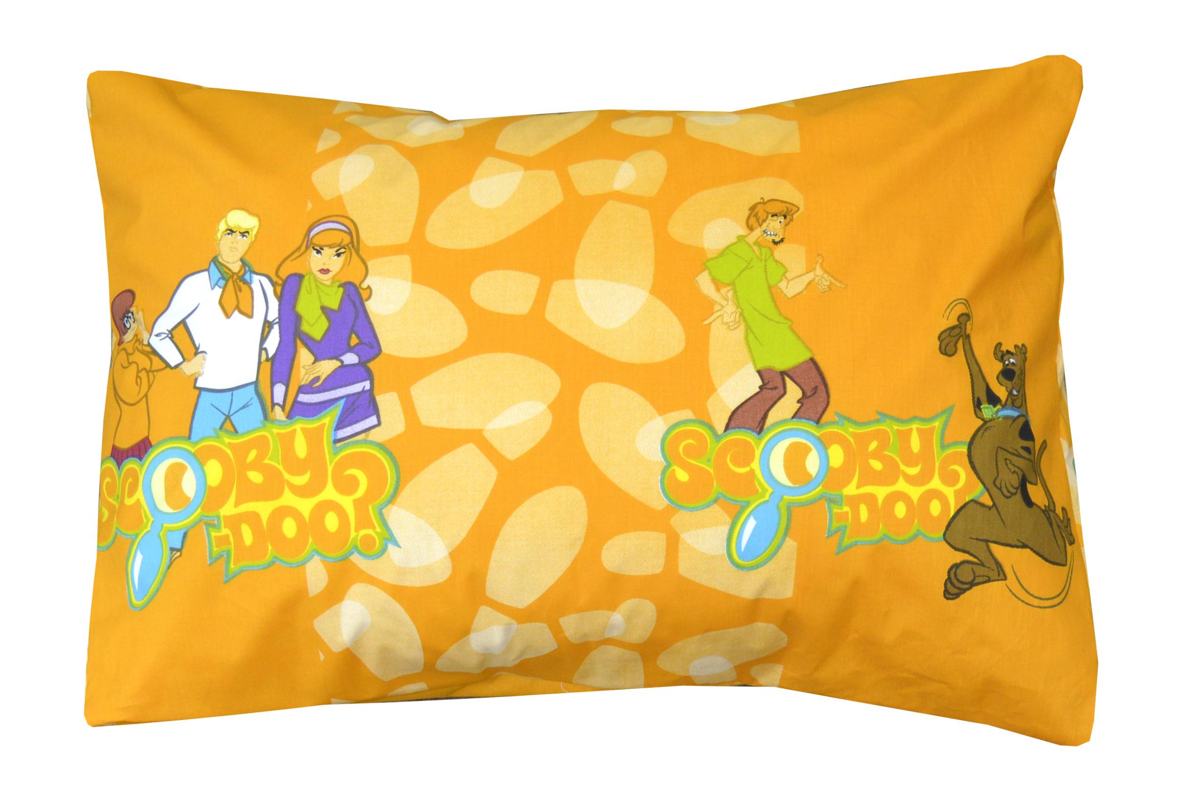 Viopros Ζεύγος Μαξιλαροθήκες 50×70 Scooby Doo 30 Πορτοκαλί
