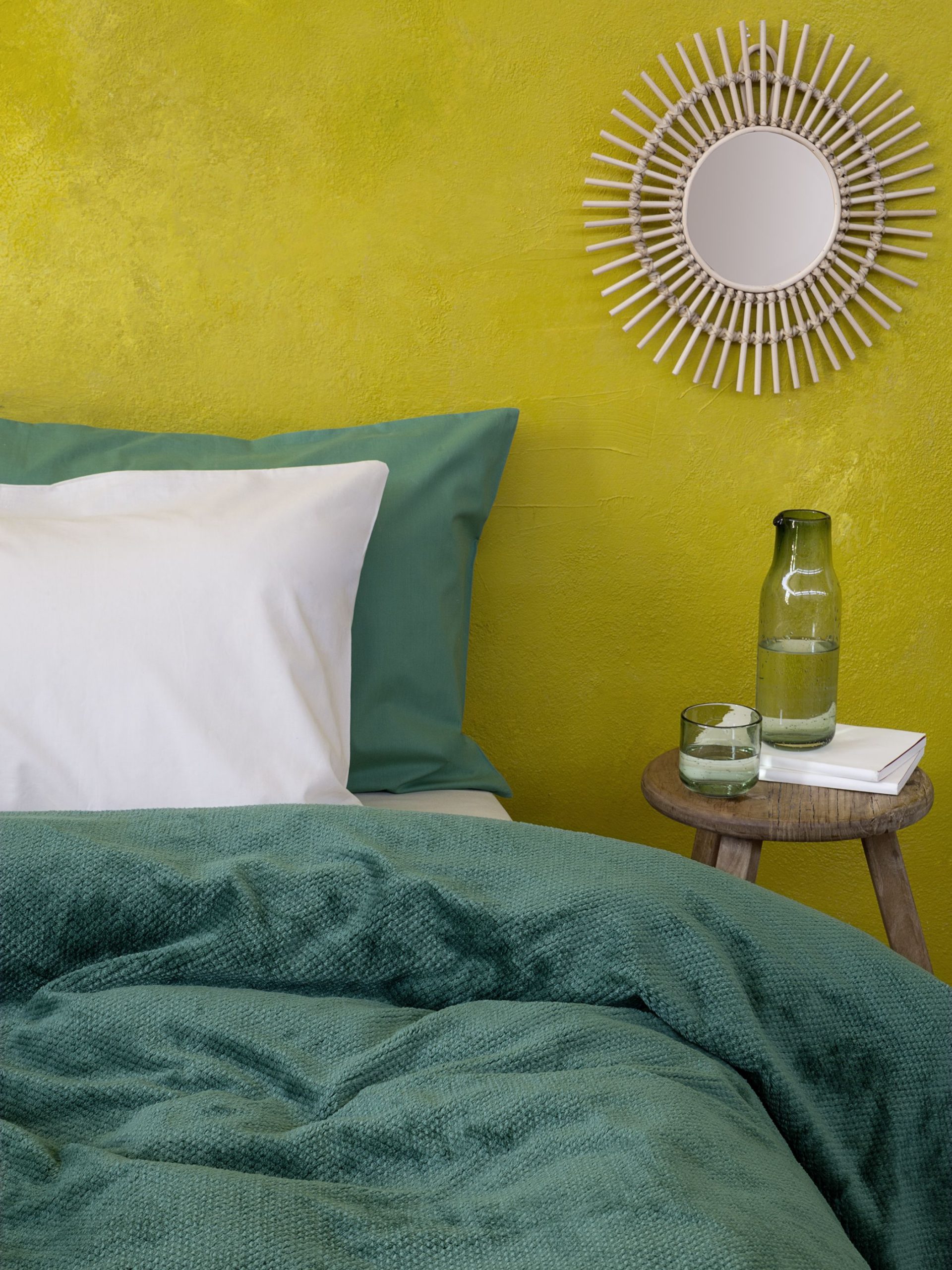 Nima Home Κουβέρτα Μονή Jacquard 150×220 – Mellow Green Πράσινο