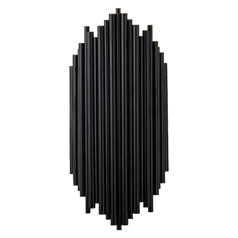 Φωτιστικό τοίχου – απλίκα PWL-1209 pakoworld Ε14 μαύρο 22x11x50εκ