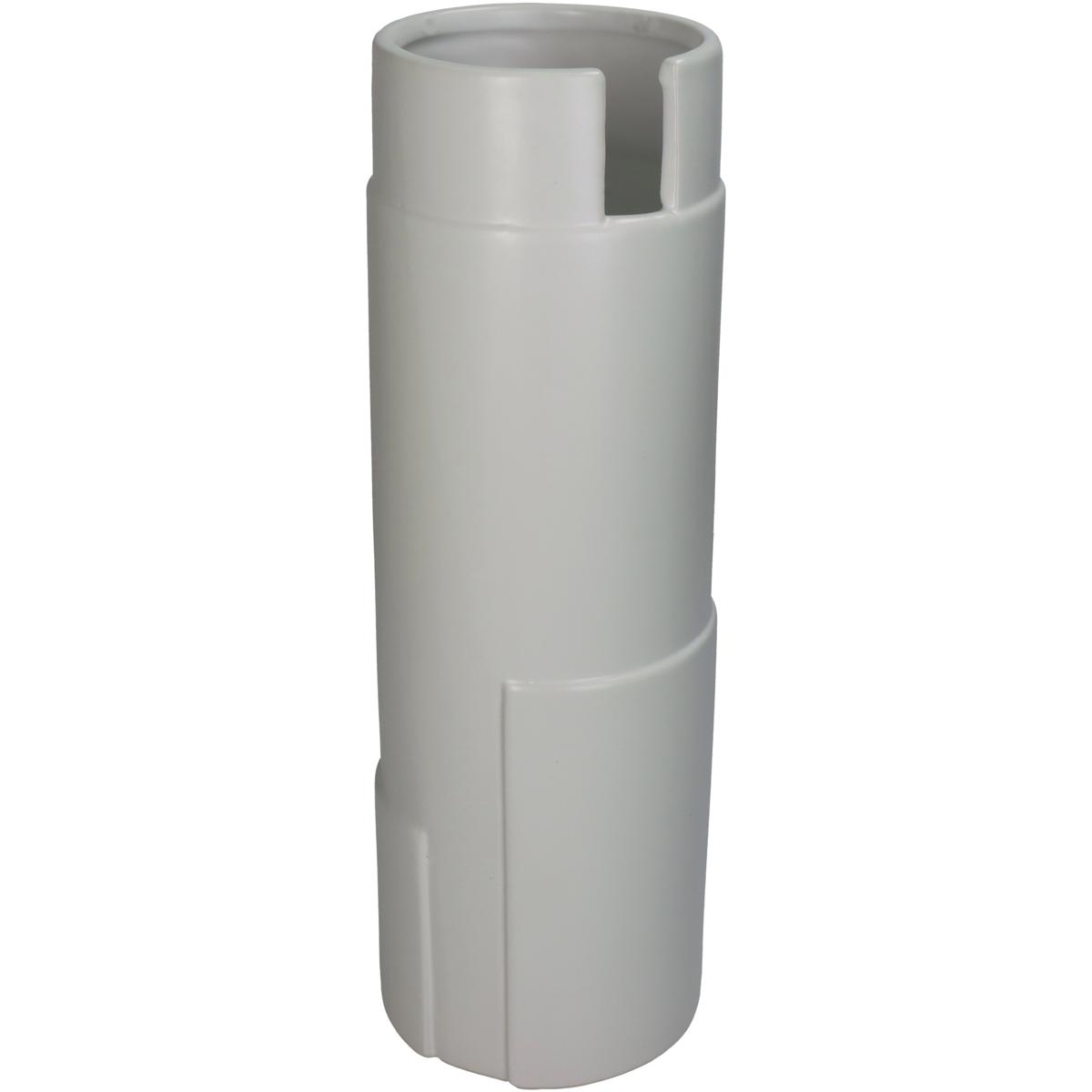 Artelibre Βάζο ArteLibre Λευκό Κεραμικό 12.5x12.5x35.5cm