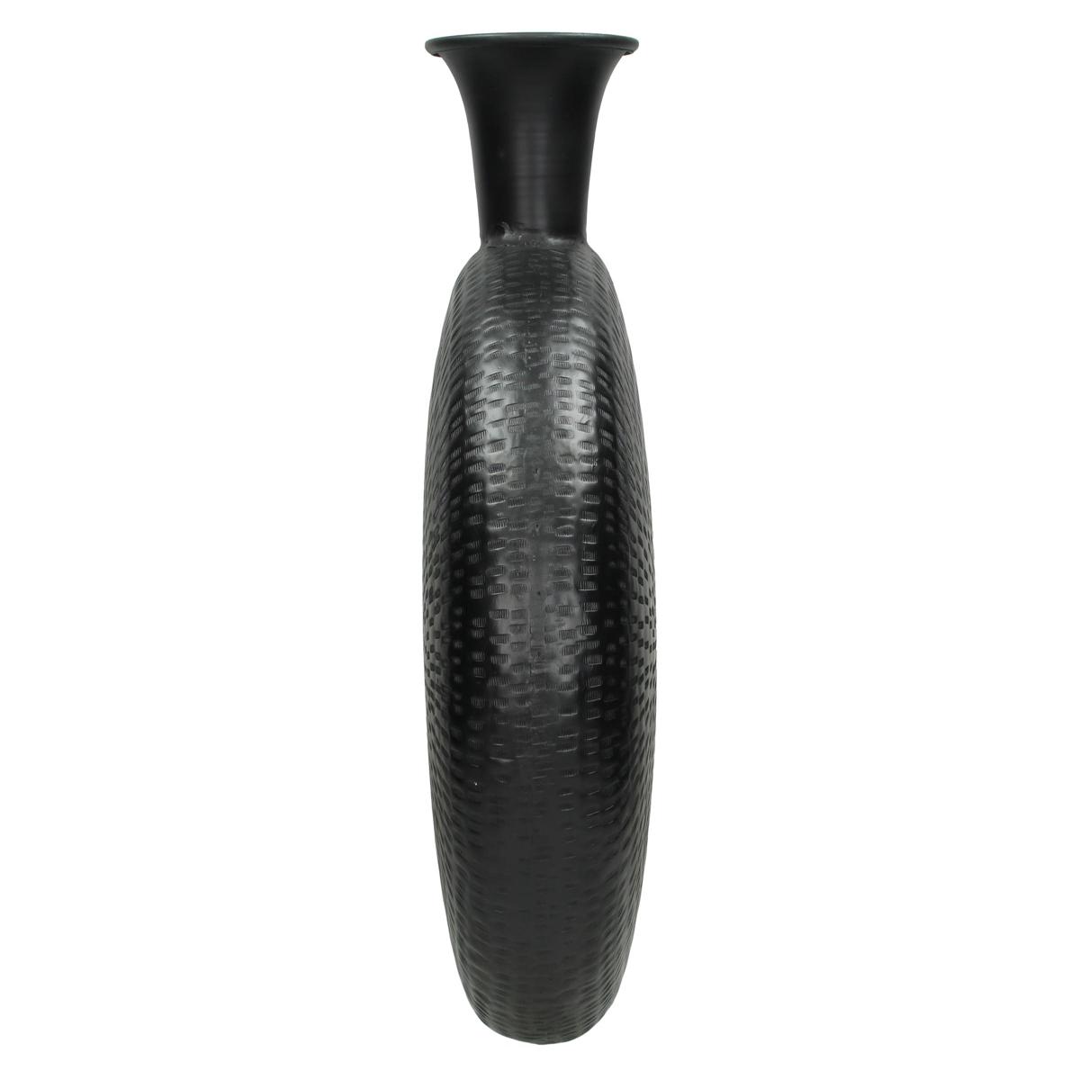 Artelibre Βάζο ArteLibre Μαύρο Μέταλλο 39x14x47cm