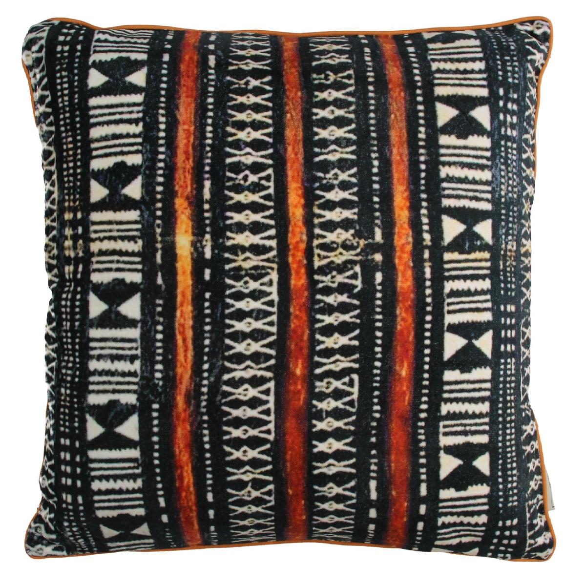 Artelibre Μαξιλάρι ArteLibre Tribal Μαύρο Βελούδο 45x45cm