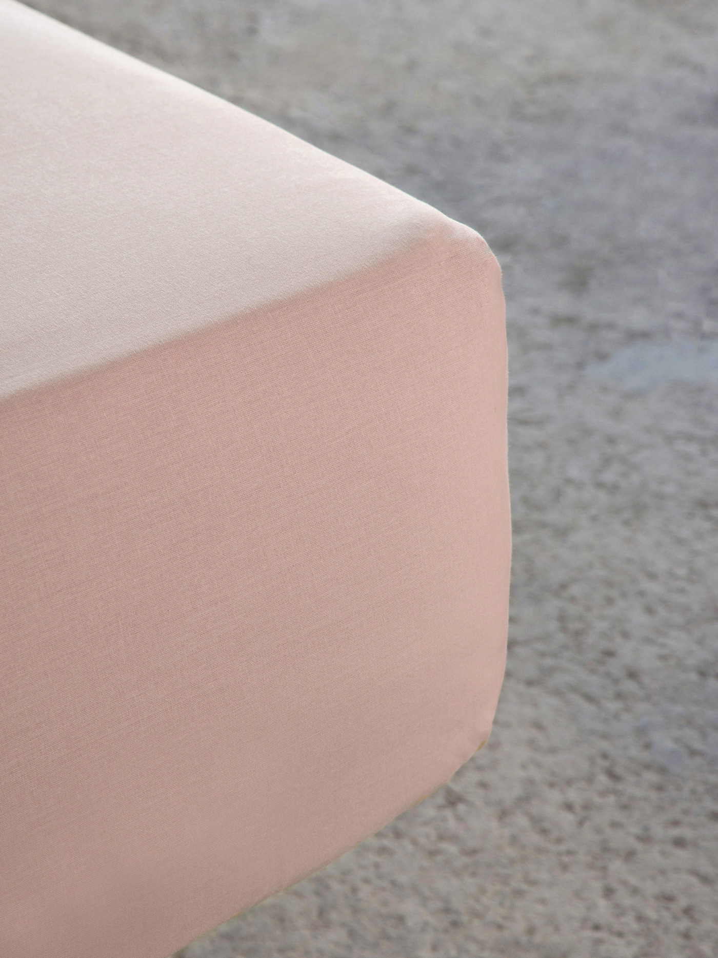Nima Home Σεντόνι Γίγας με Λάστιχο Unicolors - Light Pink Ροζ