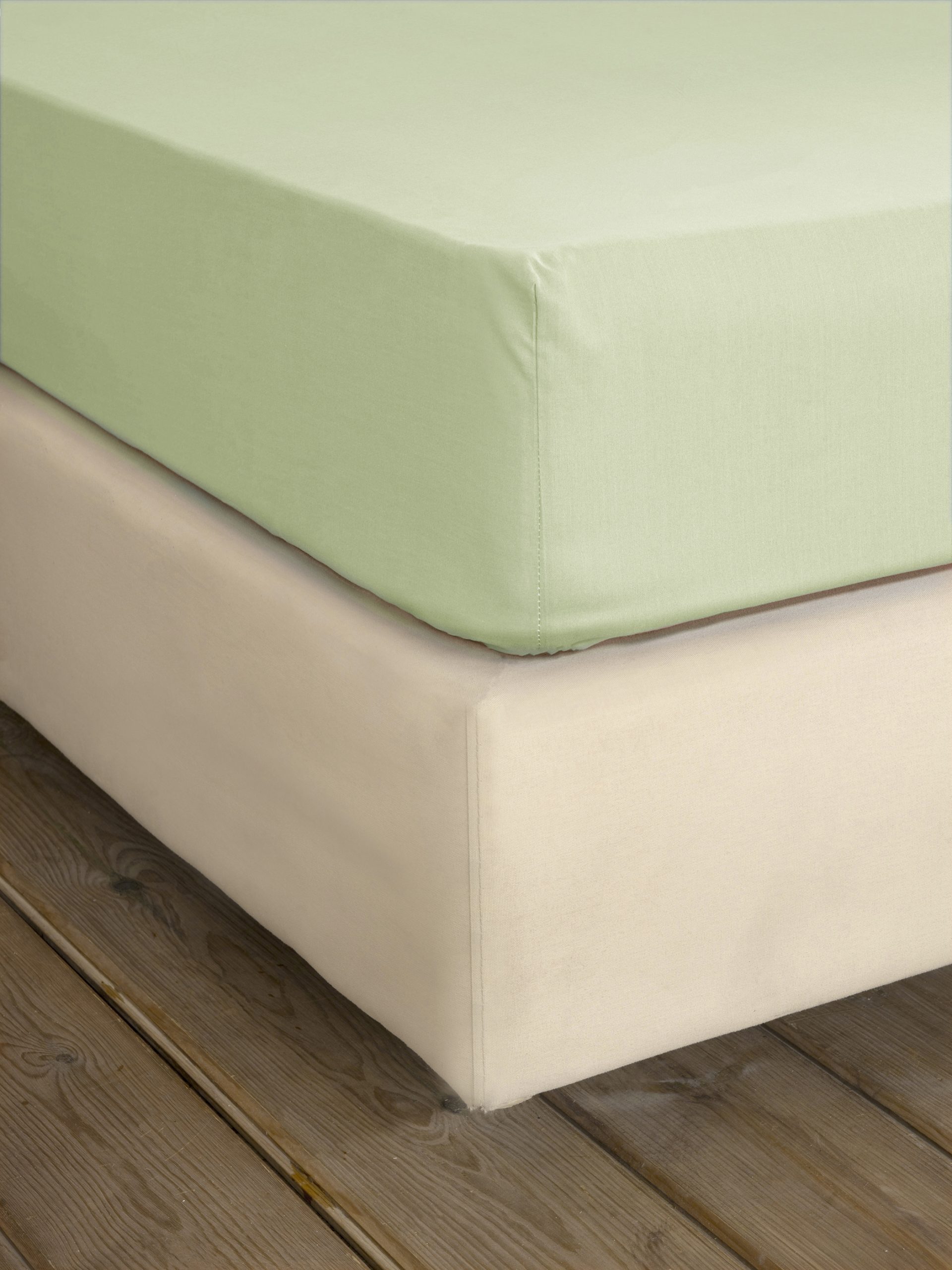 Nima Home Σεντόνι Γίγας με Λάστιχο Unicolors - Light Khaki Χακί